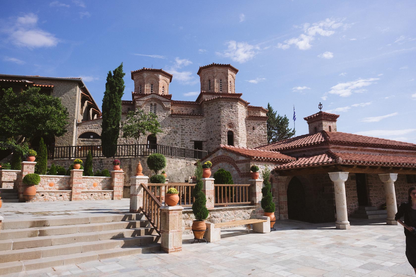Meteora, Greece travel tips including places to visit, landscape photography locations, the best monasteries, and other information. Varlaam monastery in Meteora